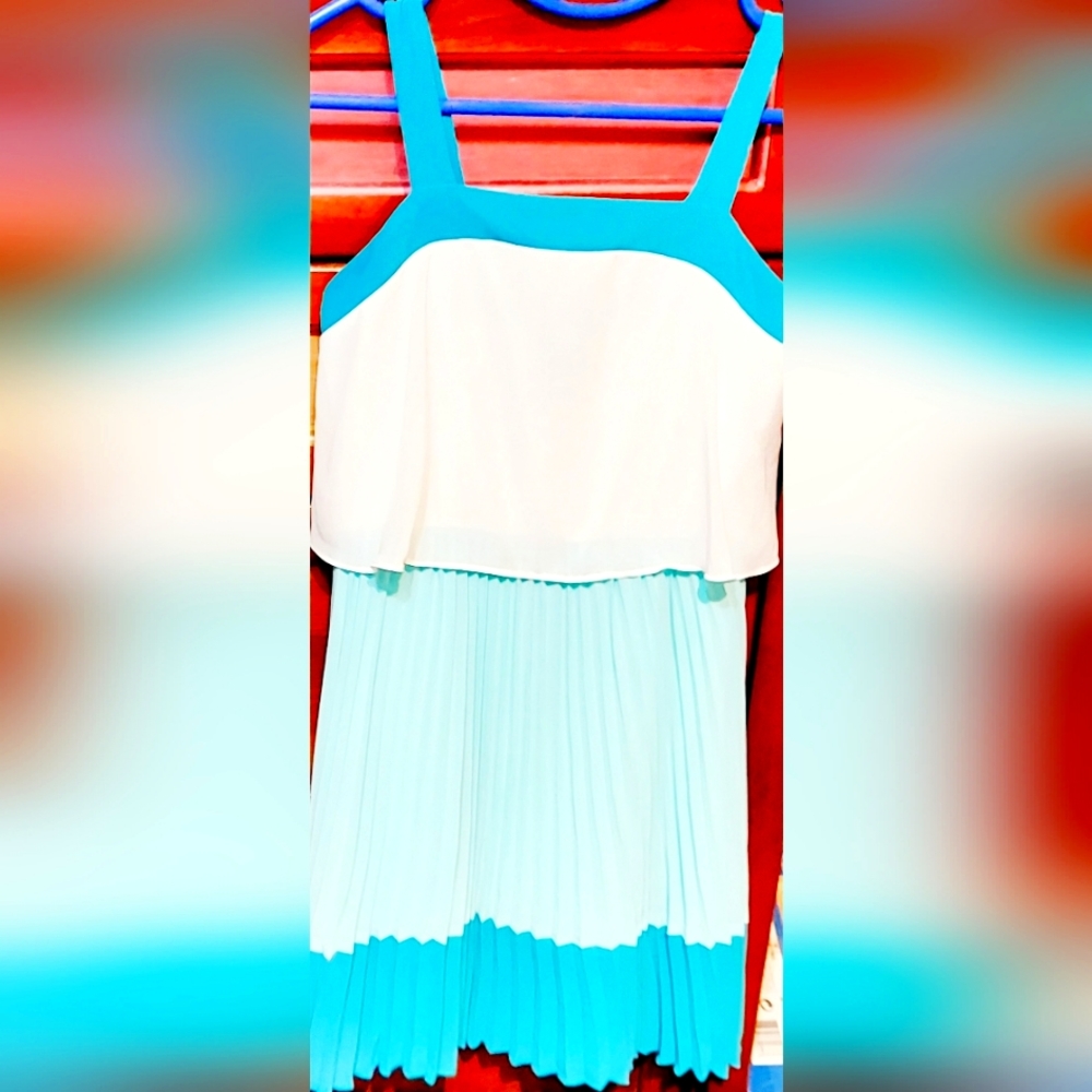 Girls Blue Formal Dress Sz 14